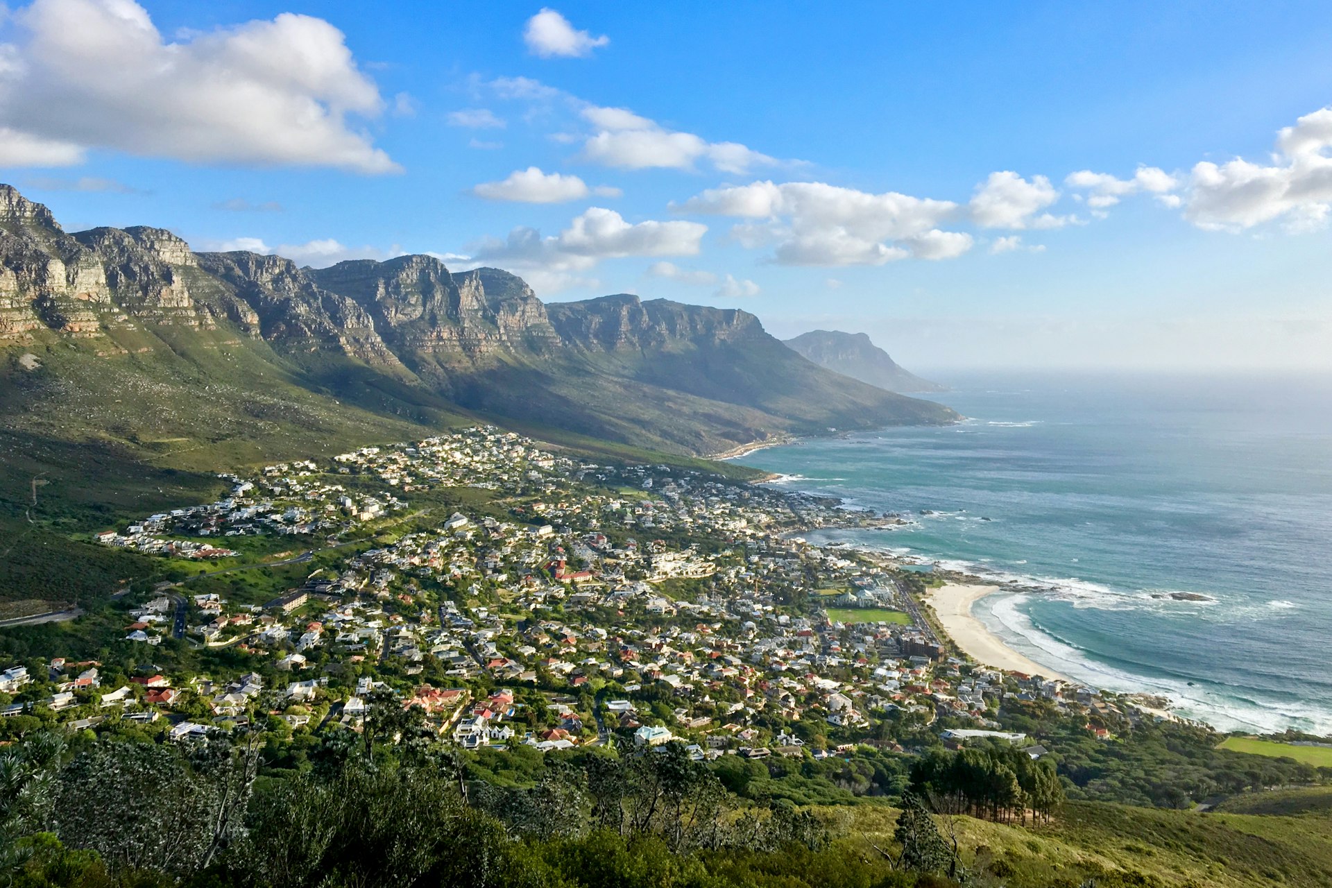 Lion’s Head and the Cape Town coastline